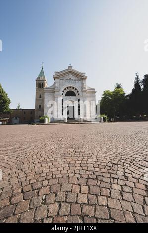 Italie, Luglio 2022: Vue de la particularité de Predappio dans la province de Forli Cesena Banque D'Images