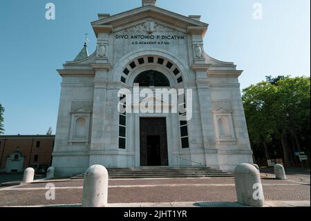 Italie, Luglio 2022: Vue de la particularité de Predappio dans la province de Forli Cesena Banque D'Images