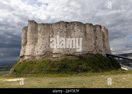 Ruines du Château Gaillard - Château de Saucy Banque D'Images