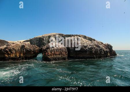 Îles Ballestas, Paracas, réserve nationale Banque D'Images