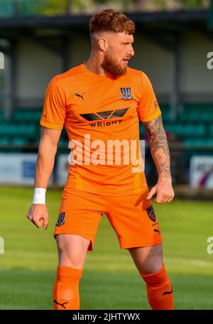 Dundela vs Ballymena United (pré-saison amicale) Wilgar Park, Belfast - 19/07/22 Banque D'Images