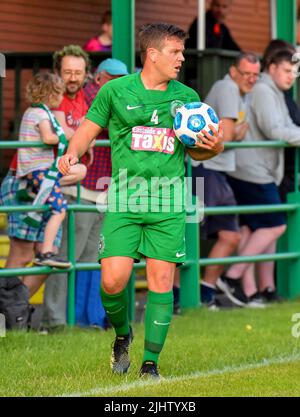 Dundela vs Ballymena United (pré-saison amicale) Wilgar Park, Belfast - 19/07/22 Banque D'Images