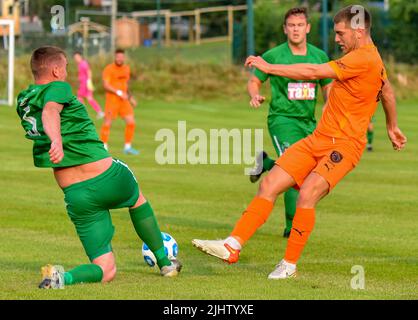 Dundela vs Ballymena United (pré-saison amicale) Wilgar Park, Belfast - 19/07/22 Banque D'Images