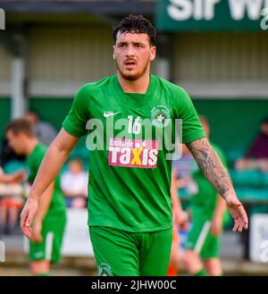 Dundela vs Ballymena United (pré-saison amicale) Wilgar Park, Belfast - 19/07/22 Banque D'Images