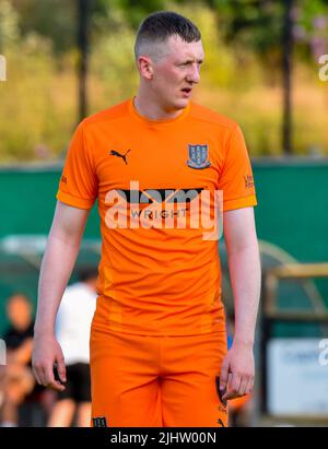 Dundela vs Ballymena United (pré-saison amicale) Wilgar Park, Belfast - 19/07/22 Banque D'Images