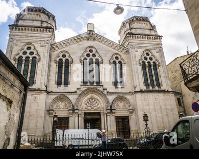 La Grande Synagogue, Bordeaux, France Banque D'Images