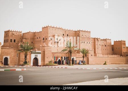 Kasbah Taourirt dans l'est du Maroc Ouarzazate Banque D'Images