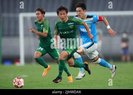 Stade Ajinomoto, Tokyo, Japon. 20th juillet 2022. Yuta Narawa (Verdy), 20 JUILLET 2022 - football : la coupe de l'Empereur 102nd All Japan football Championship 4th Rouund entre Tokyo Verdy 2-1 Jubilo Iwata au stade Ajinomoto, Tokyo, Japon. Credit: YUTAKA/AFLO SPORT/Alay Live News Banque D'Images