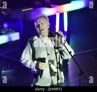 20 juillet 2022, Norfolk, Virginie, É.-U.: HOWARD JONES apporte une nouvelle vague à la Norva à Norfolk, Virginie le 20 juillet 2022..ÉJeff Moore (image de crédit: © Jeff Moore/ZUMA Press Wire) Banque D'Images