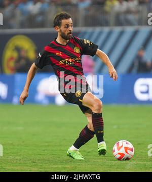 Houston, États-Unis. 20th juillet 2022. Bernardo Silva de Manchester lors d'un match amical d'avant-saison au stade NRG, Houston, Texas, mercredi, 20 juillet 2022. (Photo de Justin Hartojo/Sipa USA) crédit: SIPA USA/Alay Live News Banque D'Images