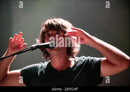 Rome, Italie. 21st juillet 2022. Rome, Paolo Nutini en concert à la cavea, Parco della Musica à Rome. Son retour en Italie a été long à venir, après sept ans de sa dernière tournée en direct, épuisé à la date romaine. Dans la photo paolo Nutini crédit: Agence de photo indépendante / Alamy Live News Banque D'Images