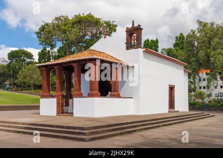 Chapelle Santa Catarina dans le parc Santa Catarina, Funchal, Madère, Portugal Banque D'Images