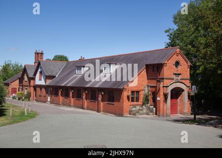 Village d'Eccleston, Angleterre. Vue pittoresque d'Eccleston Village Hall situé à Church Lane. Banque D'Images