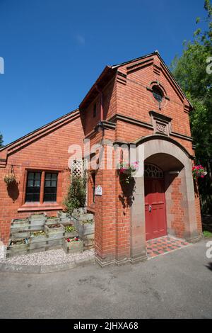 Village d'Eccleston, Angleterre. Vue pittoresque d'Eccleston Village Hall situé à Church Lane. Banque D'Images