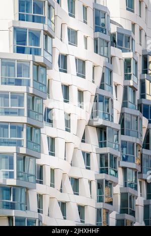 Londres, Angleterre, Royaume-Uni - Prospect place le développement de logements à la centrale électrique de Battersea par Frank Gehry Banque D'Images
