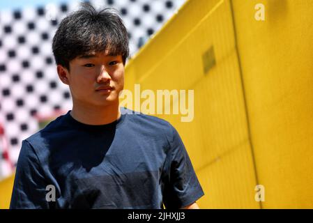 Le Castellet, France. 21st juillet 2022. Yuki Tsunoda (JPN) AlphaTauri. 21.07.2022. Championnat du monde de Formule 1, Rd 12, Grand Prix de France, Paul Ricard, France, Journée de préparation. Le crédit photo devrait se lire: XPB/Alamy Live News. Banque D'Images