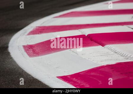 Trottoir, vibreur, piste, illustration pendant le Grand Prix de France de Formule 1 de Lenovo, Grand Prix de France 2022, 12th tour du Championnat du monde de Formule 1 de la FIA 2022 de 22 juillet à 24, 2022 sur le circuit Paul Ricard, au Castellet, France - photo: Antonin Vincent / DPPI/DPPI/LiveMedia Banque D'Images