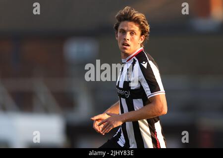 Cleethorpes, Angleterre, 19th juillet 2022. Danilo Orsi de la ville de Grimsby pendant le match de pré-saison au parc Blundell, Cleethorpes. Le crédit photo devrait se lire: Jonathan Moscrop / Sportimage Banque D'Images