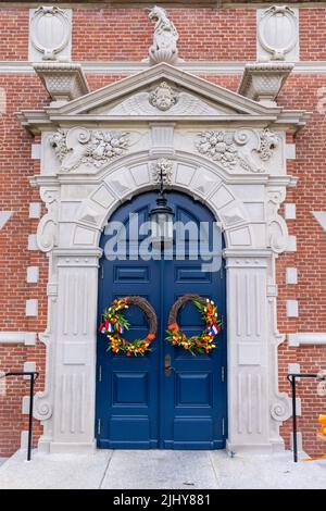 Le musée historique de Zwaanendael dans le centre-ville de Lewes, Delaware Banque D'Images