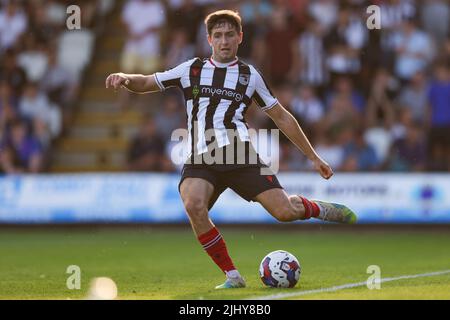 Cleethorpes, Angleterre, 19th juillet 2022. Anthony Glennon de Grimsby Town pendant le match amical d'avant-saison à Blundell Park, Cleethorpes. Le crédit photo devrait se lire: Jonathan Moscrop / Sportimage Banque D'Images