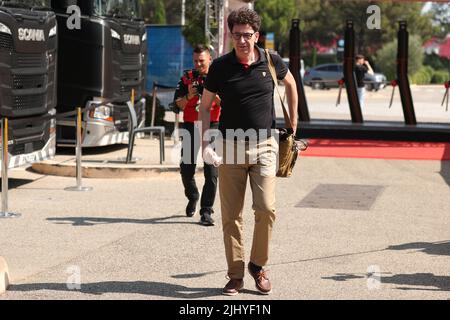 21st juillet 2022, circuit Paul Ricard, le Castellet, Marseille, France: Français F1 jeudi arrivées: Scuderia Ferrari Team principal, Mattia Binotto Banque D'Images