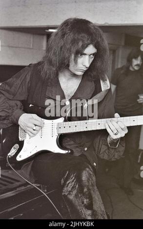 GROUPE de rock britannique VIOLET PROFOND avec Ritchie Blackmore en 1974 Banque D'Images