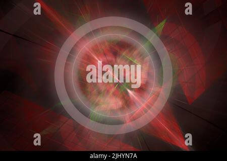 Décoration artistique multicolore vintage sans couture motif, fond monochrome. Fractal, numérique abstrait aquarelle motif. Arrière-plan transparent. VI Banque D'Images