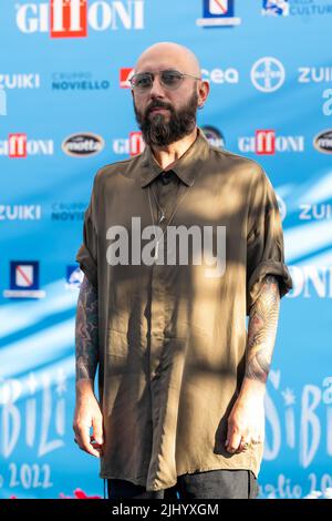 Giffoni Valle Piana, Salerno, Italie. 21st juillet 2022. Pepsy Romanoff assiste au photocall au Festival du film de Giffoni 2022 sur 21 juillet 2022 à Giffoni Valle Piana, Italie (Credit image: © Francesco Luciano/ZUMA Press Wire) Banque D'Images