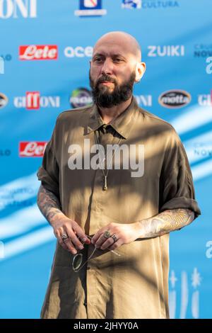 Giffoni Valle Piana, Salerno, Italie. 21st juillet 2022. Pepsy Romanoff assiste au photocall au Festival du film de Giffoni 2022 sur 21 juillet 2022 à Giffoni Valle Piana, Italie (Credit image: © Francesco Luciano/ZUMA Press Wire) Banque D'Images