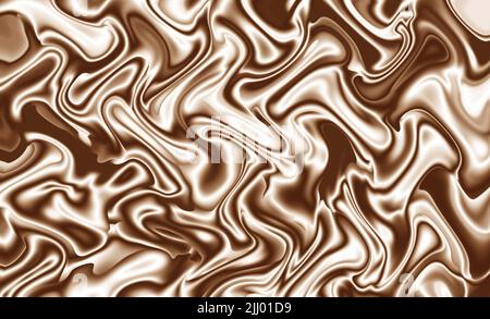 Illustration de dégradé gris argent 3D tissu satiné ondulé texture artistique Banque D'Images