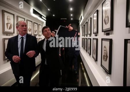 Sao Paulo, Brésil. 21st juillet 2022. SP - Sao Paulo - 07/21/2022 - SAO PAULO, CIRO GOMES, FIESP - le candidat pour le Président de la République par PDT Ciro Gomes, participe ce jeudi après-midi (21) à l'événement directives prioritaires, Gouvernement fédéral 2023-2026, Au siège de la Fédération des industries de l'État de Sao Paulo, FIESP. Photo: Suamy Beydoun/AGIF/Sipa USA crédit: SIPA USA/Alay Live News Banque D'Images