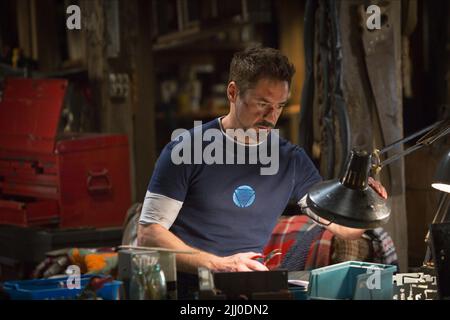 ROBERT DOWNEY JR., IRON MAN 3, 2013 Banque D'Images