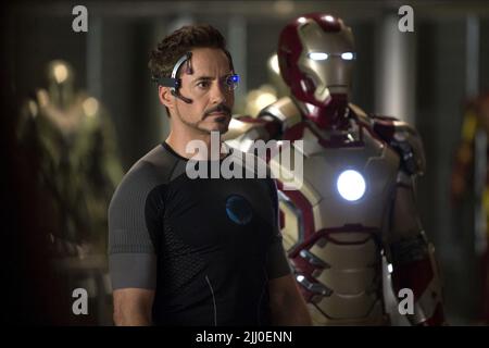 ROBERT DOWNEY JR., IRON MAN 3, 2013 Banque D'Images