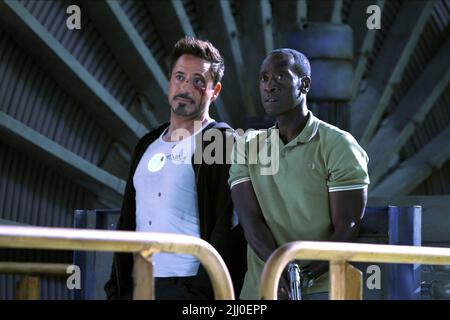 ROBERT Downey Jr., Don Cheadle, IRON MAN 3, 2013 Banque D'Images