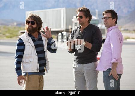 GALIFIANAKIS,COOPER,HELMS, LA GUEULE DE BOIS PARTIE III, 2013 Banque D'Images