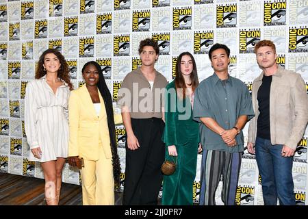 Casting de l'arrivée de Disney au photocall pour « National Treasure Edge of History » au Hilton Bayfront au San Diego International Comic-con jour 1 Banque D'Images