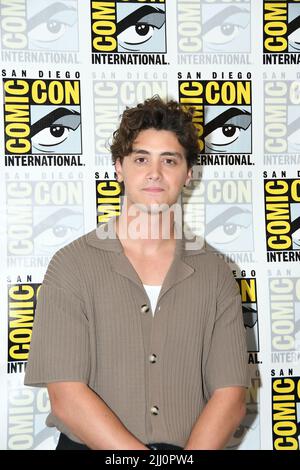 Antionio Cipriano arrivée à la photocall Disney pour "bord du Trésor national de l'histoire" au Hilton Bayfront à San Diego International Comic-con Banque D'Images