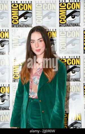 Lyndon Smith arrivée à la photocall Disney pour « National Treasure Edge of History » au Hilton Bayfront au San Diego International Comic-con jour 1 Banque D'Images