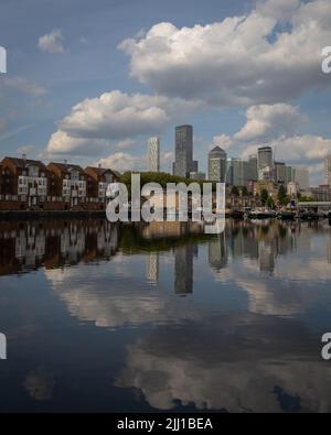 Greenland Dock, Londres Banque D'Images