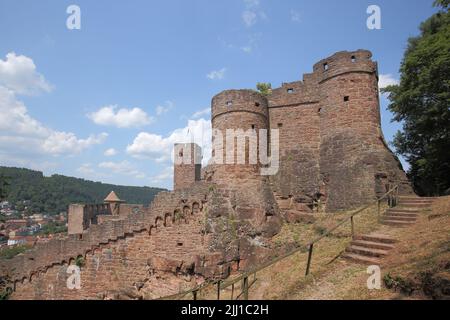 Château médiéval de Wertheim, Bade-Wurtemberg, Allemagne Banque D'Images