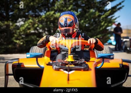 DRUGOVICH Felipe (BRA), MP Motorsport, Dallara F2, portrait lors de la ronde 9th du Championnat de Formule 2 de la FIA 2022, de 22 juillet à 24, 2022 sur le circuit Paul Ricard, au Castellet, France - photo Antonin Vincent / DPPI Banque D'Images