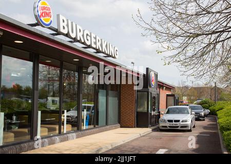 Parc commercial Border, Wrexham Banque D'Images