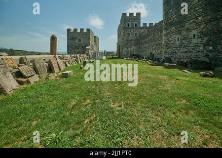 Château d'Akhaltsikhe (Rabati) situé dans la ville d'Akhaltsikhe, dans le sud de la Géorgie. Une des principales attractions de la région de Samtskhe-Javakheti. Banque D'Images