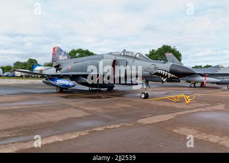 RAF Fairford, Gloucestershire, Royaume-Uni - 20 juillet 2019: Force aérienne turque F-4E Terminator 2020 fantôme vu au RIAT 2019 tenu à RAF Fairford Banque D'Images