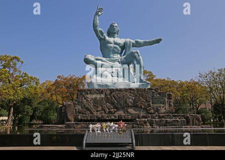 Parc de la paix, Nagasaki, Japon. Banque D'Images