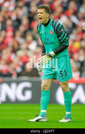 GARDIEN D'ARSENAL - WOJCIECH SZCZESNY Banque D'Images