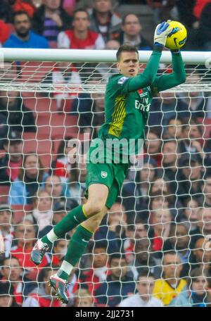 Gardien de but arsenal - Wojciech Szczesny Banque D'Images