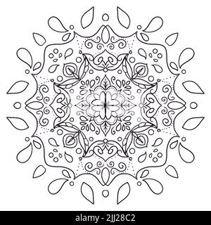 Mandalas motif géométrique, Mandala chaud, Rainbow Flower of Life avec Lotus, Flower of Life in Lotus Banque D'Images