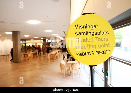 Moderna Museet (« le musée d'art moderne »), Stockholm, Suède, est un musée d'art moderne et contemporain situé sur l'île de Skeppsholmen dans le centre de Stockholm, ouvert en 1958. Banque D'Images