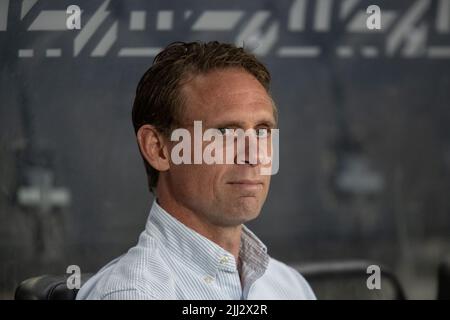 Brett Hodgson entraîneur en chef de Hull FC pendant le match Banque D'Images